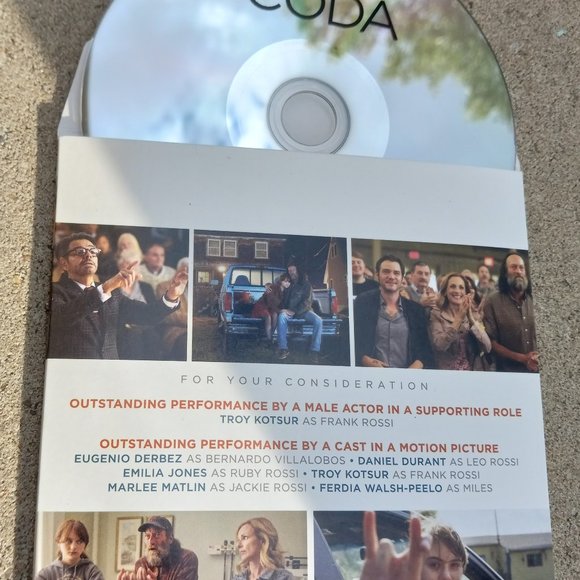 FOR YOUR CONSIDERATION FYC - CODA - SAG DVD Screener - Picture 5 of 6